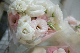 白い花束の画像